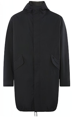 Dior Black Long Jacket with Letter Print Hoodie and Zipper. 033C313A4810-980 Buy Dior Black Long Jacket with Letter Print Hoodie and Zipper. 033C313A4810-980