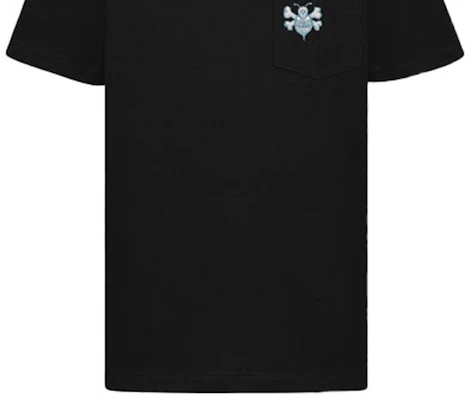 Dior Kaos Hitam Longgar Bordir Lebah Lengan Pendek 033J644A0554-C985 Sizing Dior Kaos Hitam Longgar Bordir Lebah Lengan Pendek 033J644A0554-C985