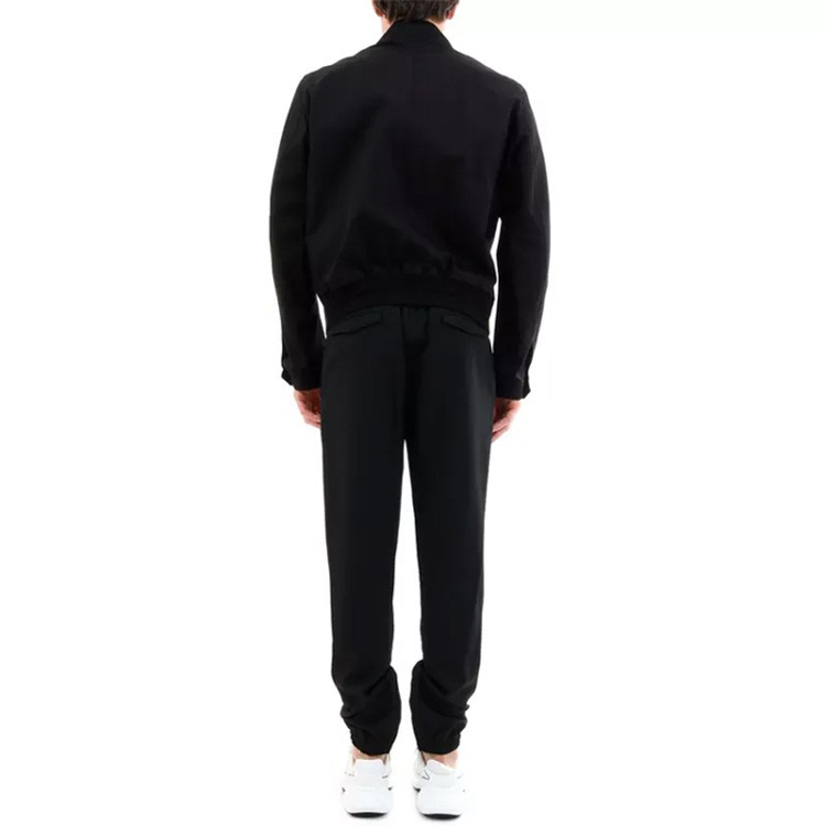 Sizing DIOR Seluar Sweat Hitam Longgar dengan Corak Lebah 923C122A4422-989