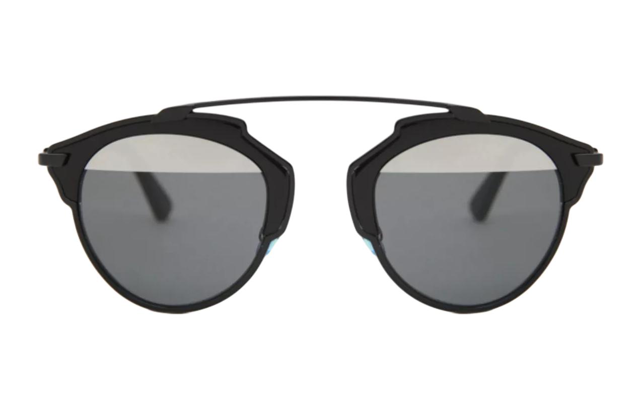 DIOR Black Metal Browline Sunglasses Unisex Couple Style 7844938 圖 3