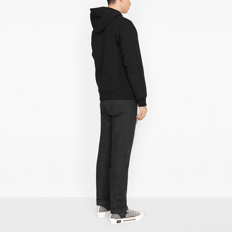 DIOR Black Monogram Print Hoodie 043J646A0531-C988 圖 5