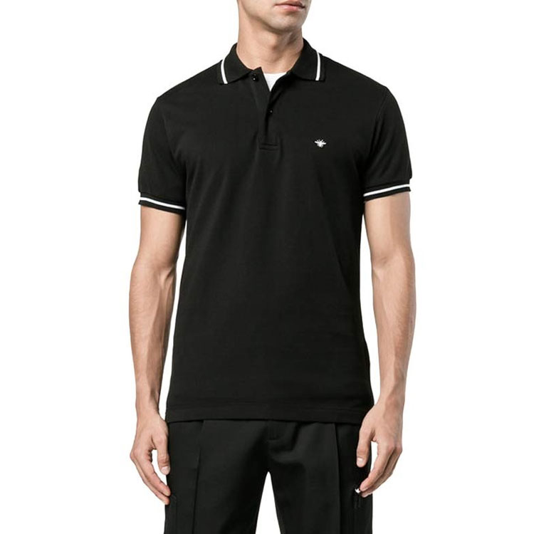 Purchase DIOR Kaos Polo Hitam dengan Desain Bordir Lebah. 733J805B0373-C970