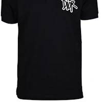 Cheap DIOR 黑色絨毛標誌短袖POLO衫 033J800A0448-980
