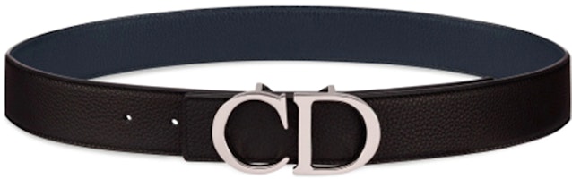 DIOR Black Reversible Leather Belt 3.5cm 4353PLTAM-H16Q DIOR Black Reversible Leather Belt 3.5cm 4353PLTAM-H16Q