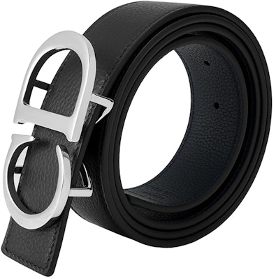 DIOR Cinturón Reversible de Cuero Negro 3.5cm. 4353PLTAM-H16Q Sizing DIOR Cinturón Reversible de Cuero Negro 3.5cm. 4353PLTAM-H16Q