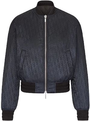 DIOR Black Reversible Printed Bomber Jacket. 183C432A4462-C984 Buy DIOR Black Reversible Printed Bomber Jacket. 183C432A4462-C984