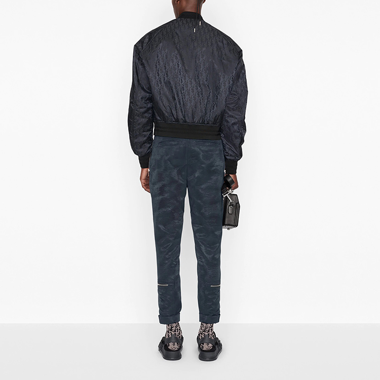 Details for DIOR Black Reversible Printed Bomber Jacket. 183C432A4462-C984