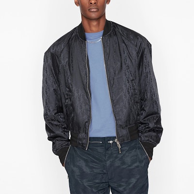 DIOR Black Reversible Printed Bomber Jacket. 183C432A4462-C984 Cheap DIOR Black Reversible Printed Bomber Jacket. 183C432A4462-C984