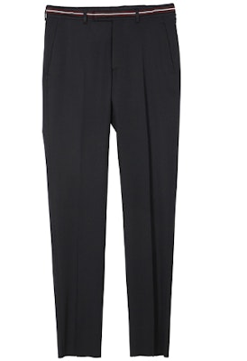 Dior Black Solid Button Mid-Waist Straight Work Pants 633C184A3576-900 Order Dior Black Solid Button Mid-Waist Straight Work Pants 633C184A3576-900