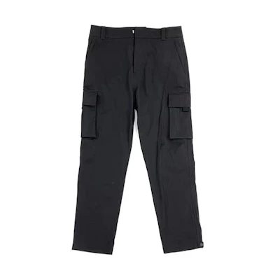 Dior Black Solid Color Mid-Rise Relaxed Cargo Pants 013C101A3866-900