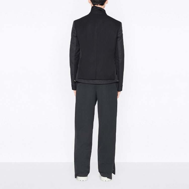 DIOR Black Solid Single-Breasted Long Sleeve Jacket 213C430A5180-C989 圖 5