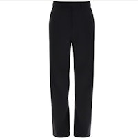 DIOR Black Straight-Leg Casual Pants with Button Mid-Rise Design. 193C101A473-9900 DIOR Black Straight-Leg Casual Pants with Button Mid-Rise Design. 193C101A473-9900