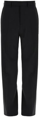 DIOR Black Straight-Leg Casual Pants with Button Mid-Rise Design. 193C101A473-9900 Order DIOR Black Straight-Leg Casual Pants with Button Mid-Rise Design. 193C101A473-9900