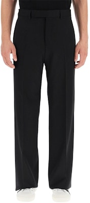 DIOR Black Straight-Leg Casual Pants with Button Mid-Rise Design. 193C101A473-9900 Lookbook DIOR Black Straight-Leg Casual Pants with Button Mid-Rise Design. 193C101A473-9900