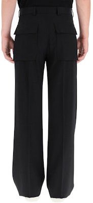 DIOR Black Straight-Leg Casual Pants with Button Mid-Rise Design. 193C101A473-9900 Shop DIOR Black Straight-Leg Casual Pants with Button Mid-Rise Design. 193C101A473-9900