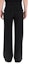 Shop DIOR Black Straight-Leg Casual Pants with Button Mid-Rise Design. 193C101A473-9900