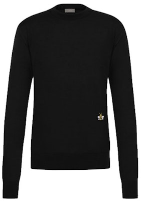 Dior Sweater Hitam Lebah Bordir Desain Crew Neck Wol. 933M642BT968-982 Buy Dior Sweater Hitam Lebah Bordir Desain Crew Neck Wol. 933M642BT968-982
