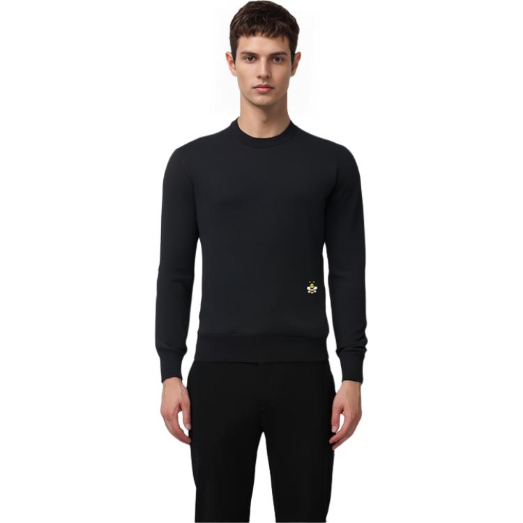 Purchase Dior Sweater Hitam Lebah Bordir Desain Crew Neck Wol. 933M642BT968-982