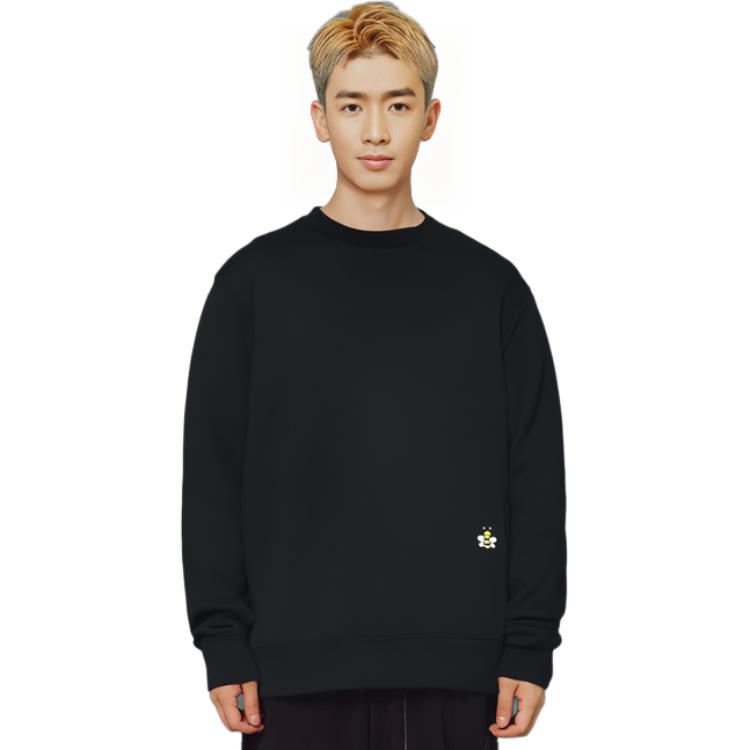 Sizing Dior Sweater Hitam Lebah Bordir Desain Crew Neck Wol. 933M642BT968-982