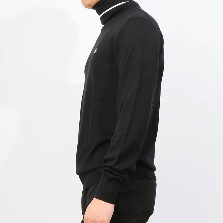 Sizing DIOR 黑色高领长袖羊毛毛衣 933M688KT332-980