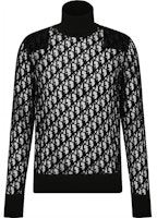 DIOR 黑色高領毛衣帶標誌印花設計。 143J640A0732-C989 Lookbook DIOR 黑色高領毛衣帶標誌印花設計。 143J640A0732-C989