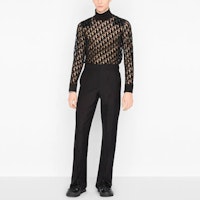 DIOR 黑色高領毛衣帶標誌印花設計。 143J640A0732-C989 Shop DIOR 黑色高領毛衣帶標誌印花設計。 143J640A0732-C989