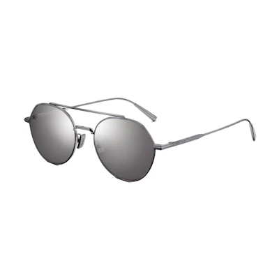 Dior BLACKSUIT R6U Pilot Sunglasses for Men Grey with CD Logo Alloy Frame. SUITR6UXR-H4A4
