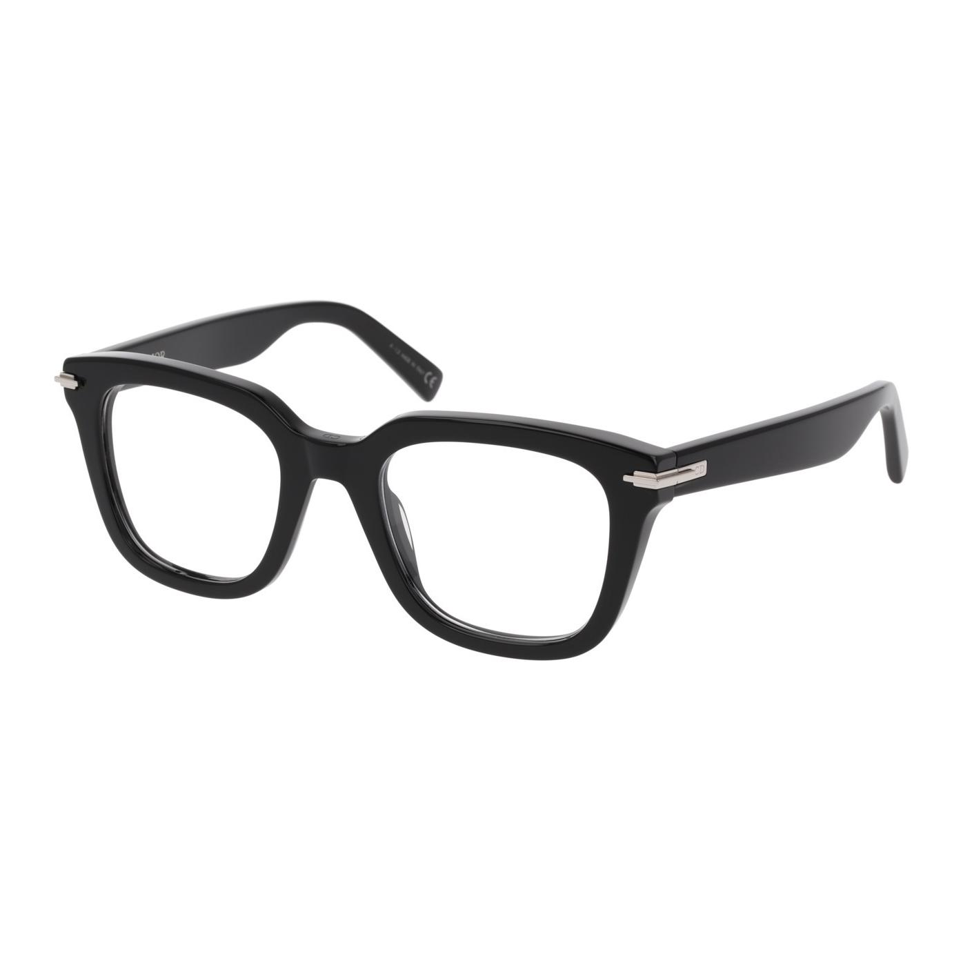 DIOR BLACKSUIT S10I Rectangle Optical Glasses Unisex Black Frame DIORBLACKSUITOS10I1000