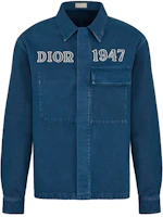 Order Dior 藍色丹寧外套帶2023新款品牌刺繡設計 013D488C239X-C581