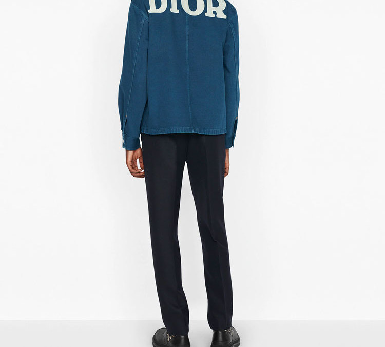 Purchase Chaqueta Dior Azul Denim con Bordado de Logo Lanzamiento 2023. 013D488C239X-C581