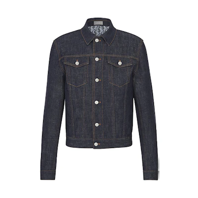 DIOR Blue Denim Short Jacket 013D482B226X-C580