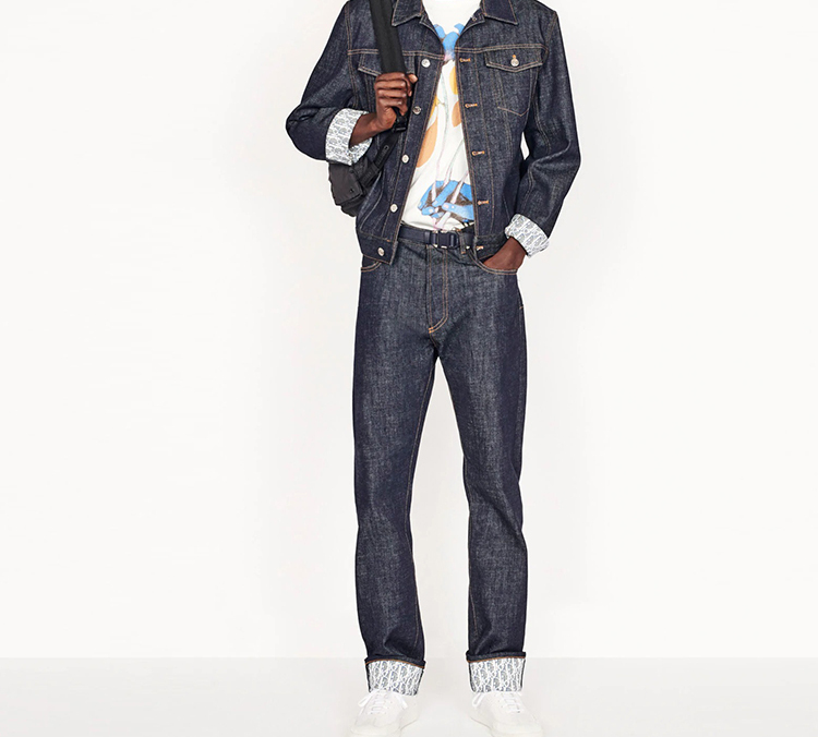 Purchase DIOR Jaket Pendek Denim Biru 013D482B226X-C580