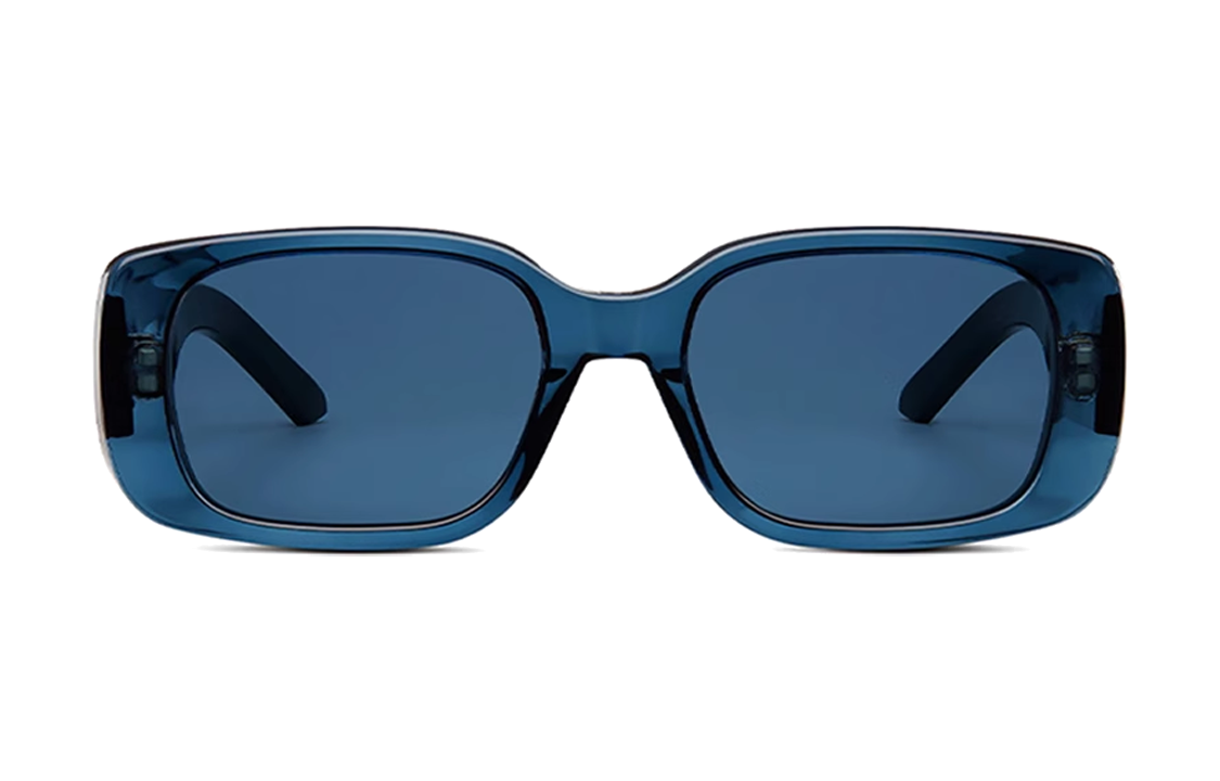 DIOR Blue Irregular Frame Sunglasses with Logo, Unisex Couple Style. DIOR WILDIOR S2U 30B0 圖 3