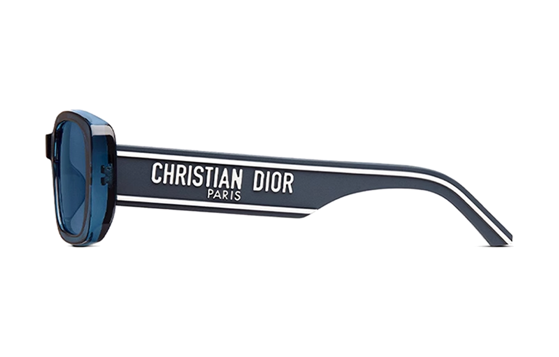 DIOR Blue Irregular Frame Sunglasses with Logo, Unisex Couple Style. DIOR WILDIOR S2U 30B0 圖 4