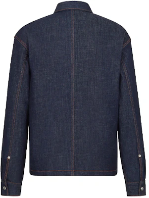 DIOR Blue Long-Sleeve Button-Up Shirt 033D490A272X-C585 Shop DIOR Blue Long-Sleeve Button-Up Shirt 033D490A272X-C585