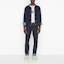 Purchase DIOR Blue Long-Sleeve Button-Up Shirt 033D490A272X-C585