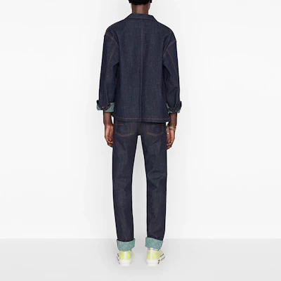 DIOR Blue Long-Sleeve Button-Up Shirt 033D490A272X-C585 Details for DIOR Blue Long-Sleeve Button-Up Shirt 033D490A272X-C585