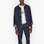 Cheap DIOR Blue Long-Sleeve Button-Up Shirt 033D490A272X-C585