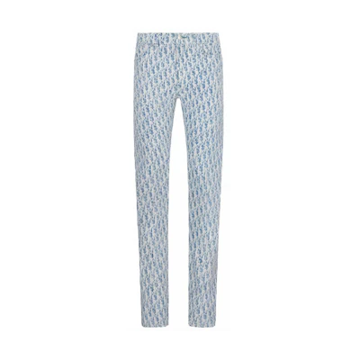 Dior Blue Monogram Slim Fit Jeans 013D001BY989-C580