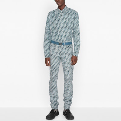 Dior Biru Monogram Seluar Slim Fit 013D001BY989-C580 Shop Dior Biru Monogram Seluar Slim Fit 013D001BY989-C580