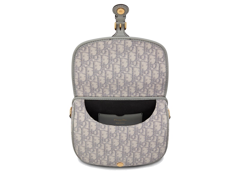 Lookbook ディオール ボビー バッグ ミディアム ディオールオブリーク ジャカード グレー