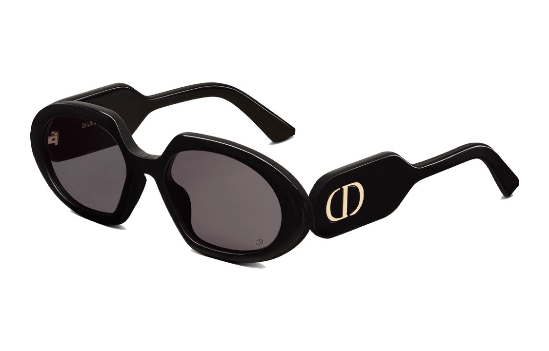 Dior BOBBY R2U Round Sunglasses Black. BOBYR2UXR-10A0