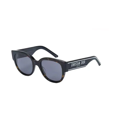 DIOR Bold Polarized Cat-Eye Sunglasses Unisex Tortoiseshell Couples Style WILDIOR BU-29P0