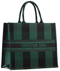 迪奥书本手提包叶绿/黑色格纹 Buy 迪奥书本手提包叶绿/黑色格纹