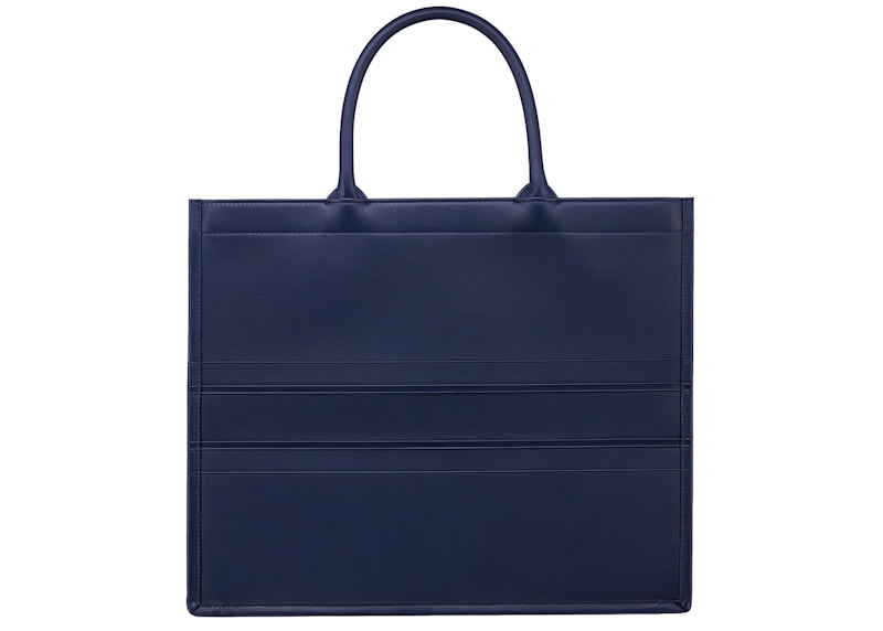 Order 迪奥压花牛皮书包托特包靛蓝色