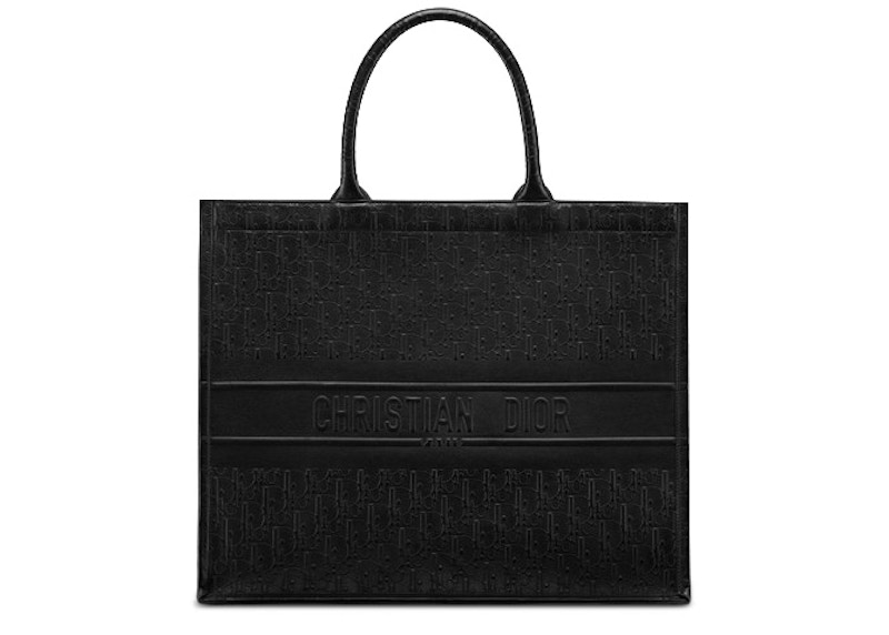 Dior Book Tote Oblique Black