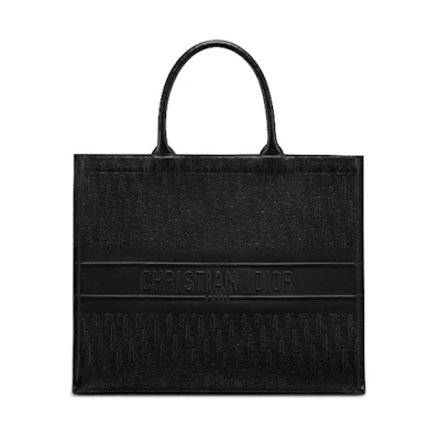 Dior Book Tote Oblique Black