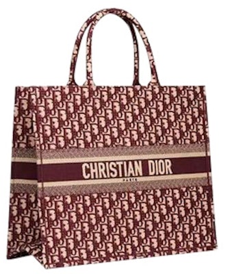 Dior Book Tote Oblique Burgundy Order Dior Book Tote Oblique Burgundy