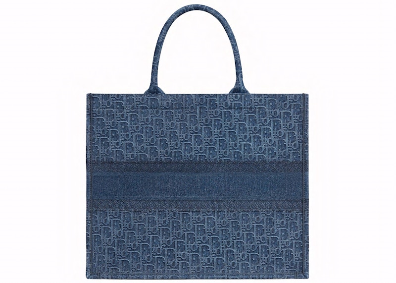 Order Bolso Tote Dior Book Oblique Azul Denim