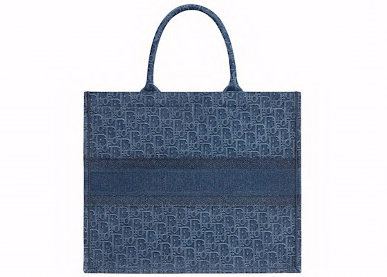 Dior Book Tote Oblique Denim Blue Order Dior Book Tote Oblique Denim Blue
